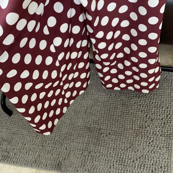 White polkadot romper with open tie back - Picture 11 of 16